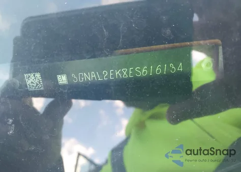 2014 Chevrolet Captiva Sport 2Ls z USA, uszkodzony, nr VIN 3GNAL2EK8ES616134